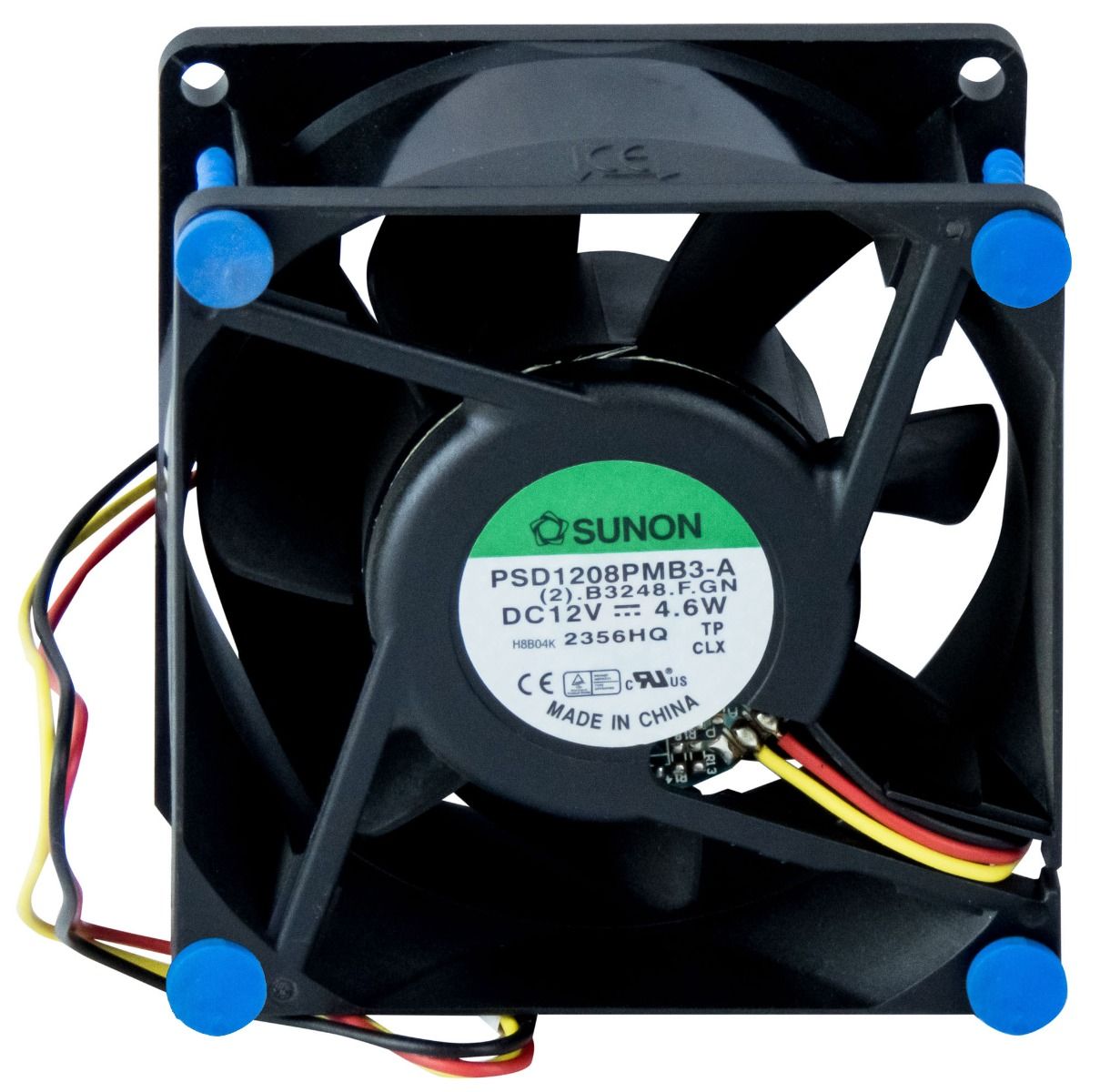 SUNON PSD1208PMB3-A 3-PIN COOLING FAN 80mm