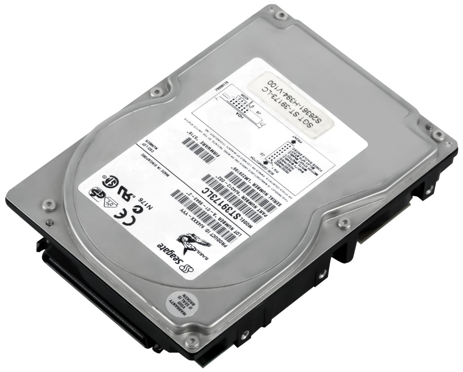 SEAGATE BARRACUDA 9LP 9.1GB 7.2K SCSI Ultra2 3.5'' ST39173LC