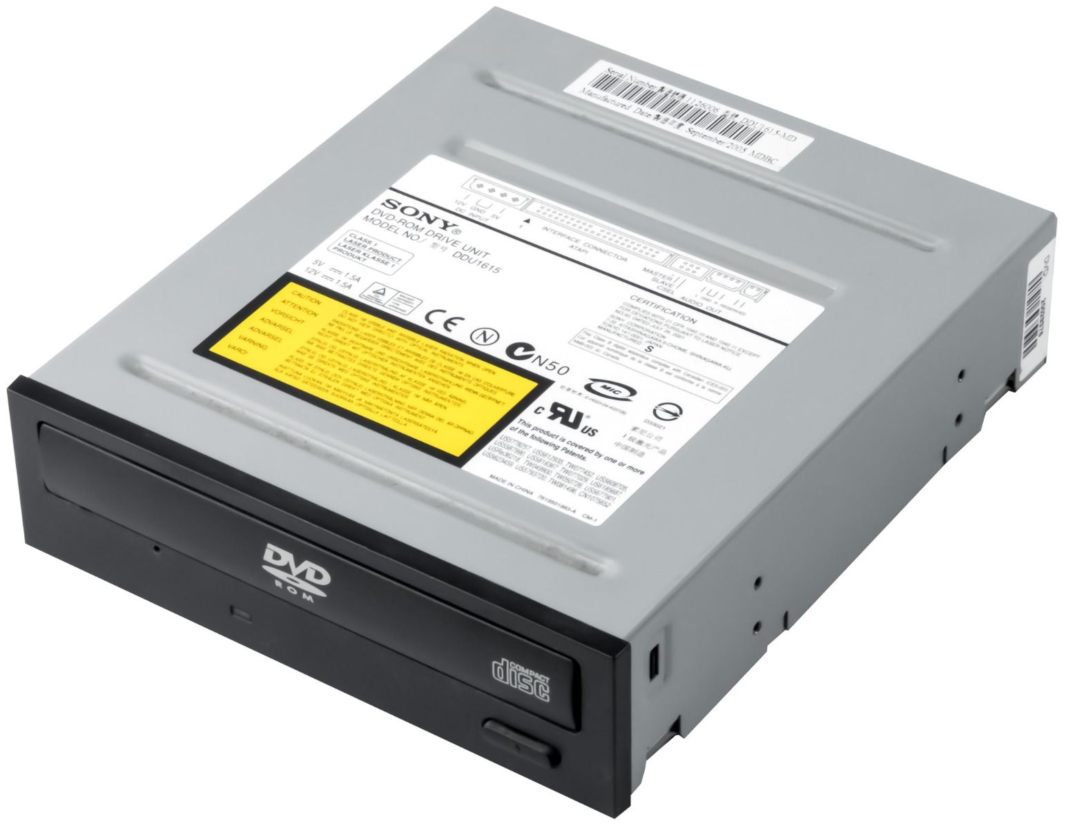 sony DDU1615 DVD-ROM DRIVE IDE 5.25''