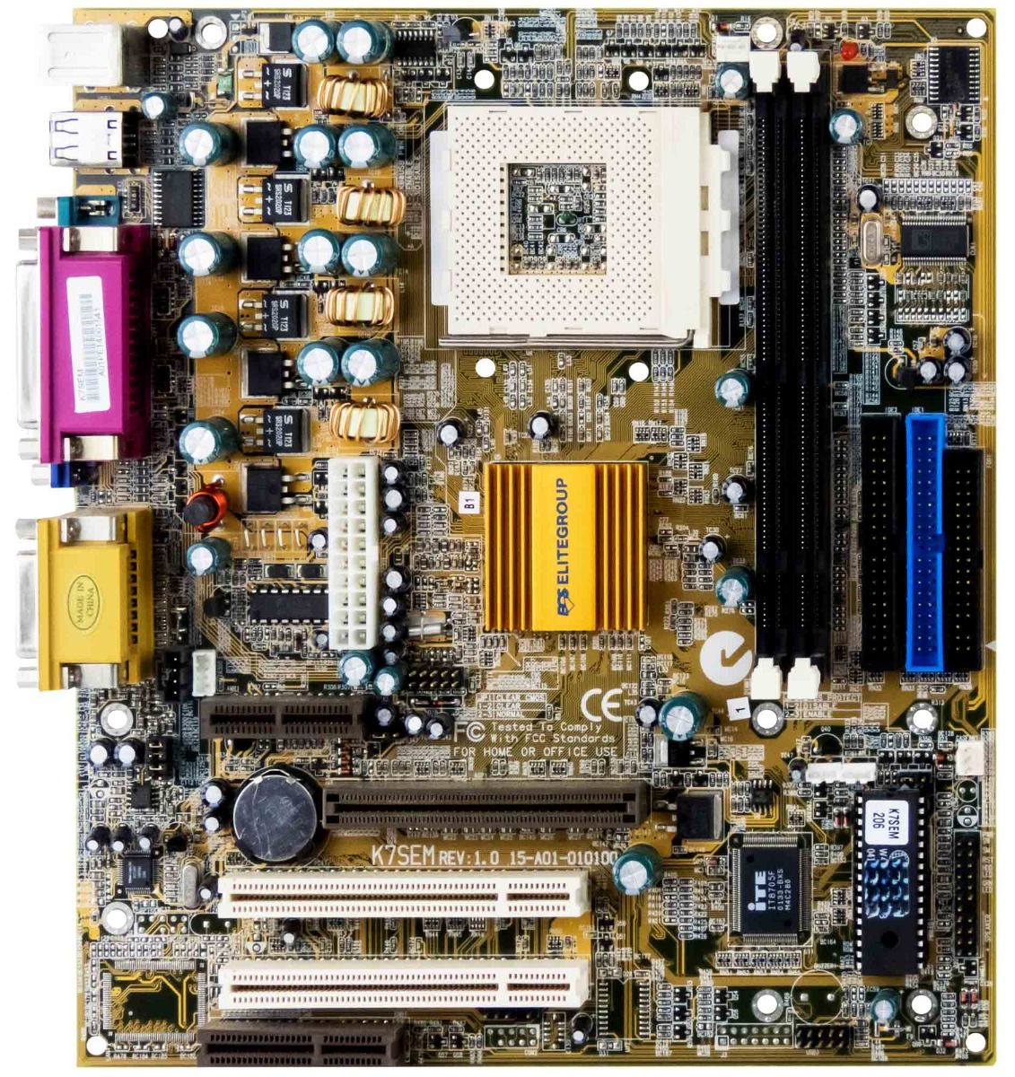ELITEGROUP K7SEM SOCKET 462 SDRAM PCI AGP