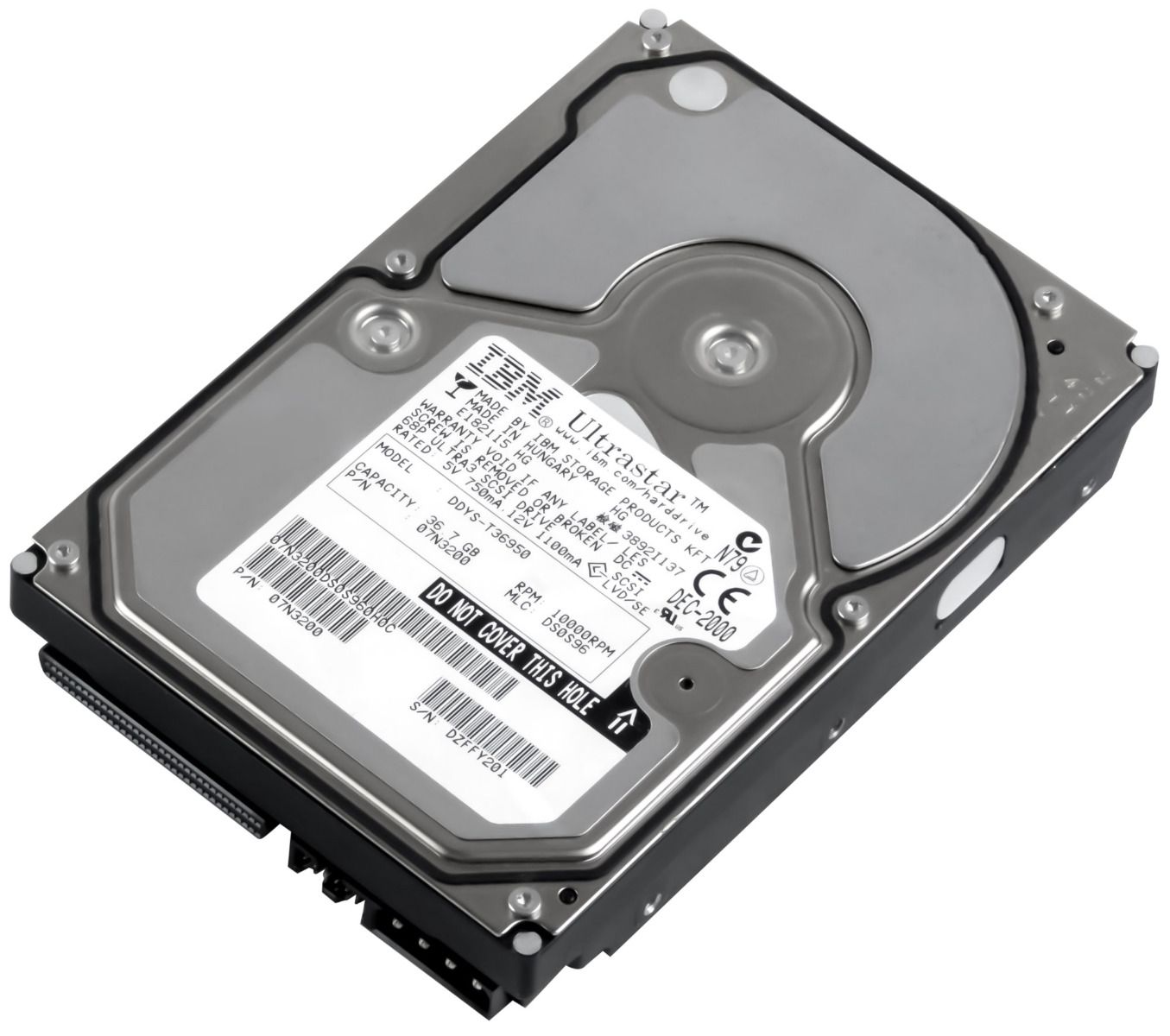 IBM UltraStar 36LZX 07N3200 36GB 10K 4MB SCSI U160 3.5'' DDYS-T36950