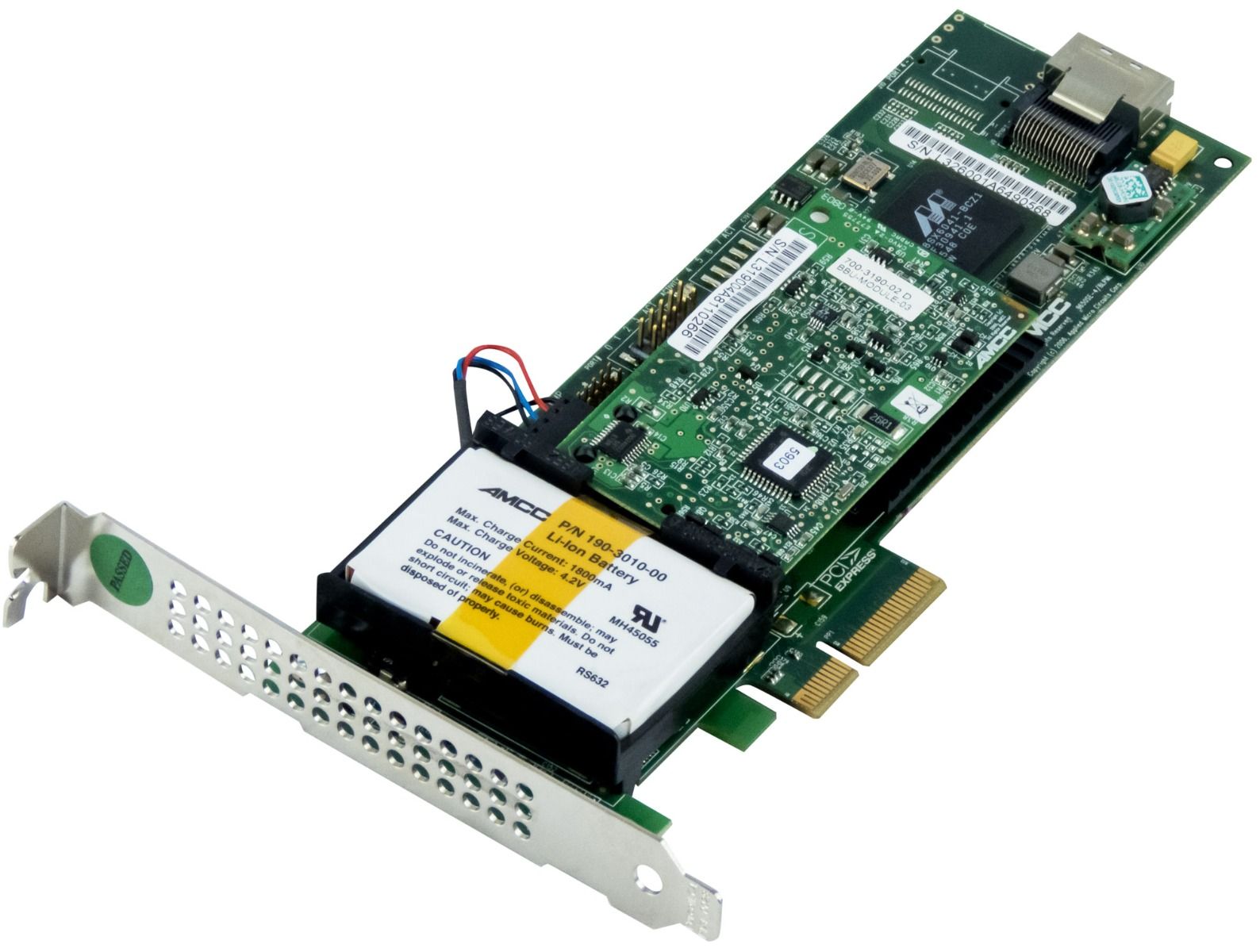 3WARE 9650SE-4LPML SATA II RAID + BBU MODULES