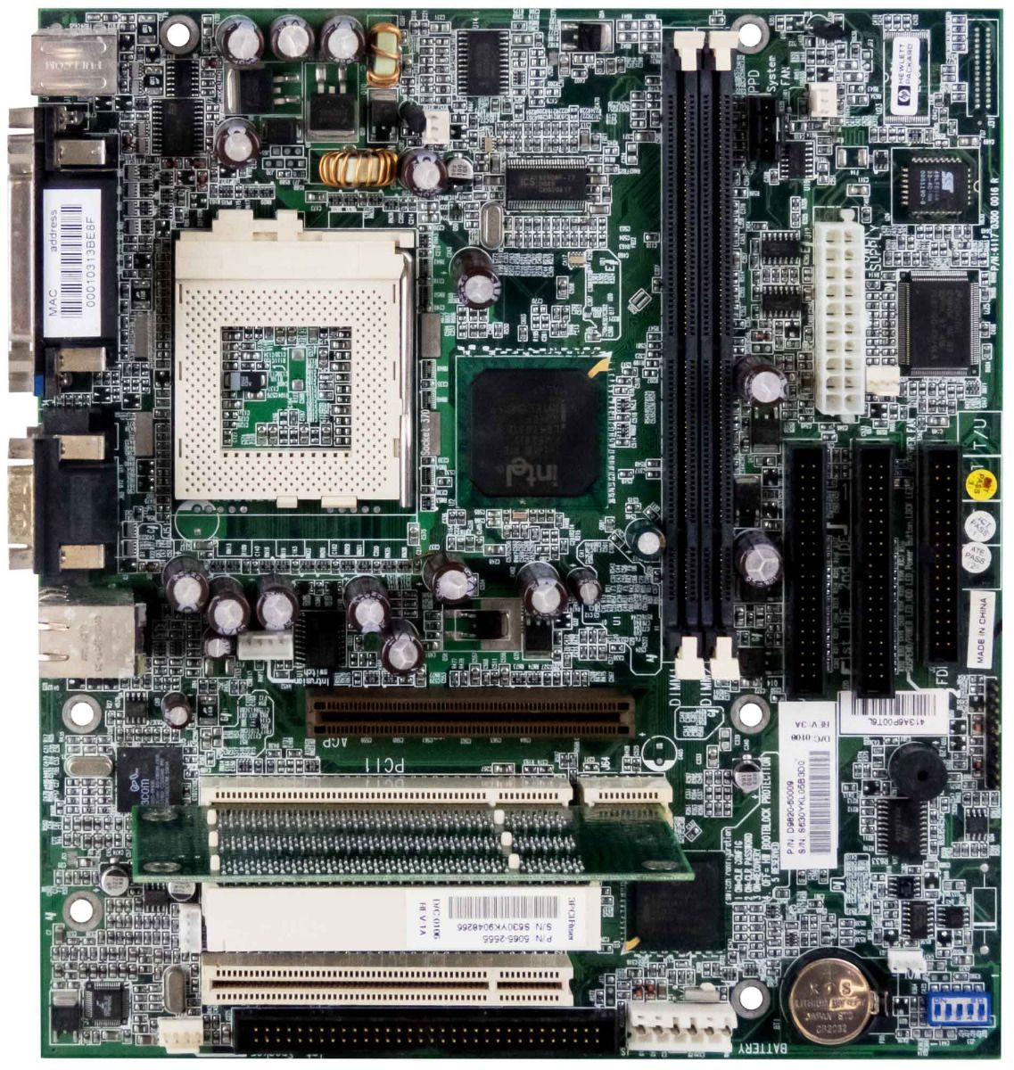 HP D9820-60009 p.370 SDRAM AGP PCI VECTRA VL400