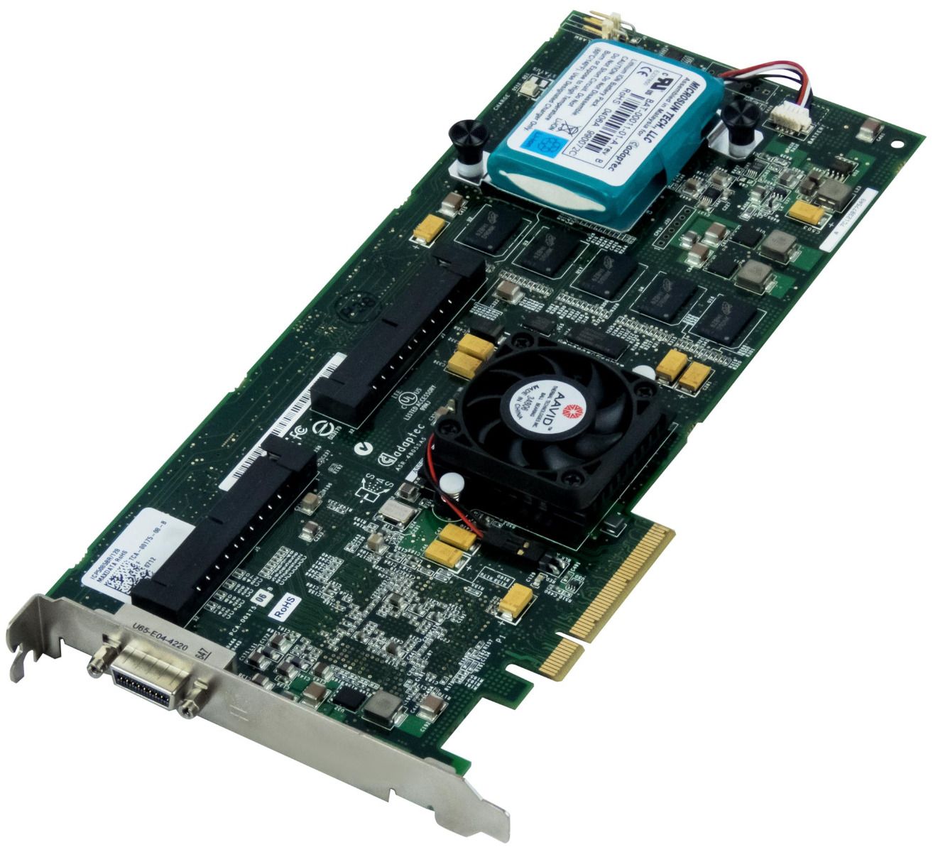 ADAPTEC ASR-4805SAS RAID SAS/ SATA 3G 128 MB PCIe + BBU