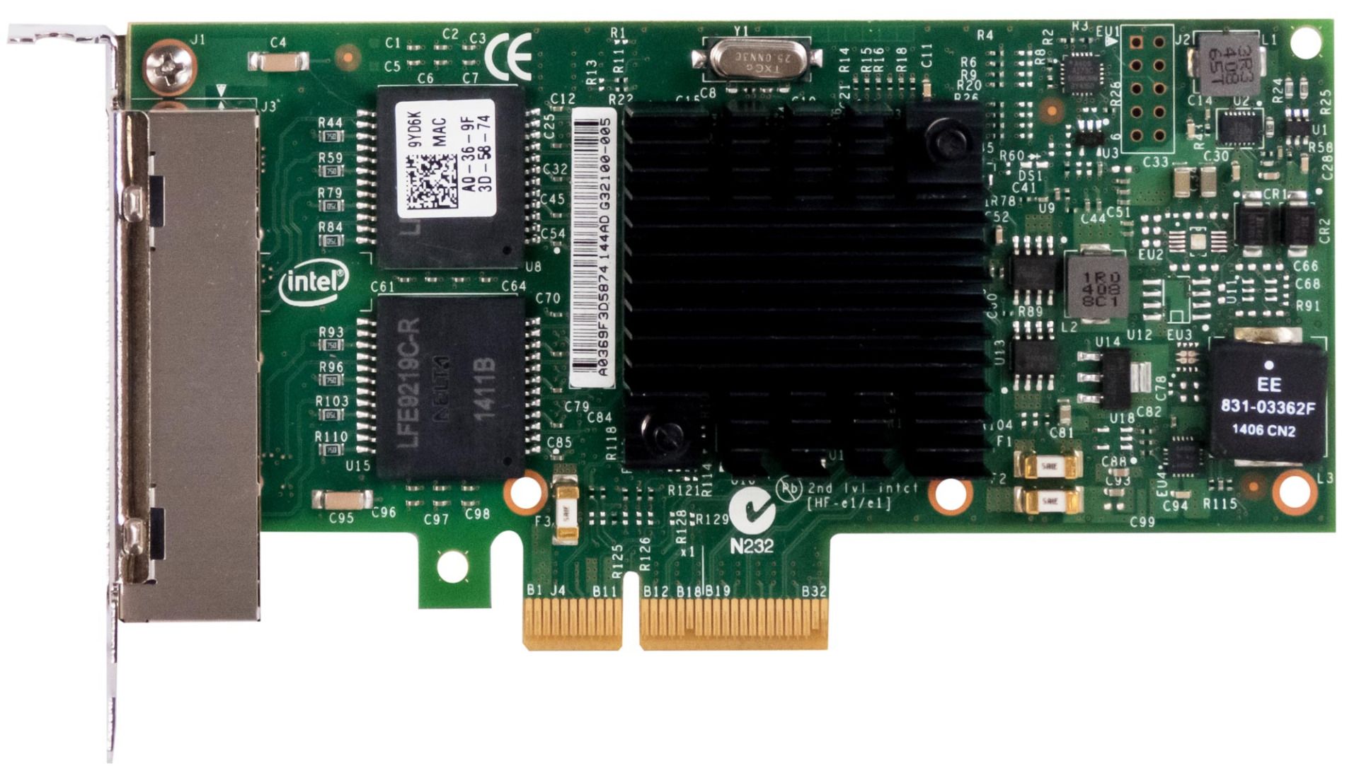 DELL 09YD6K I350-T4 QUAD PORT GIGABIT PCIe LP