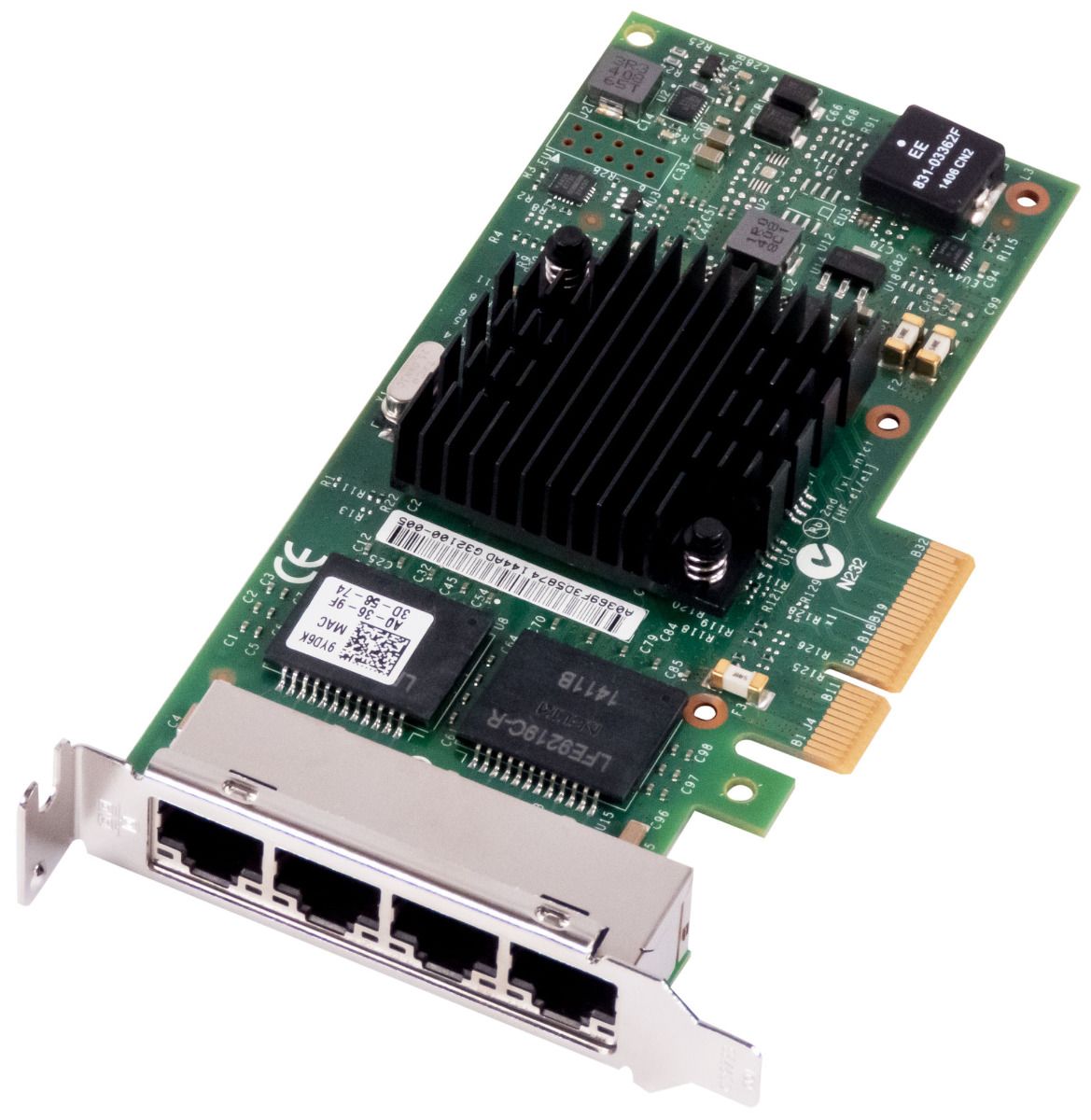 DELL 09YD6K I350-T4 QUAD PORT GIGABIT PCIe LP