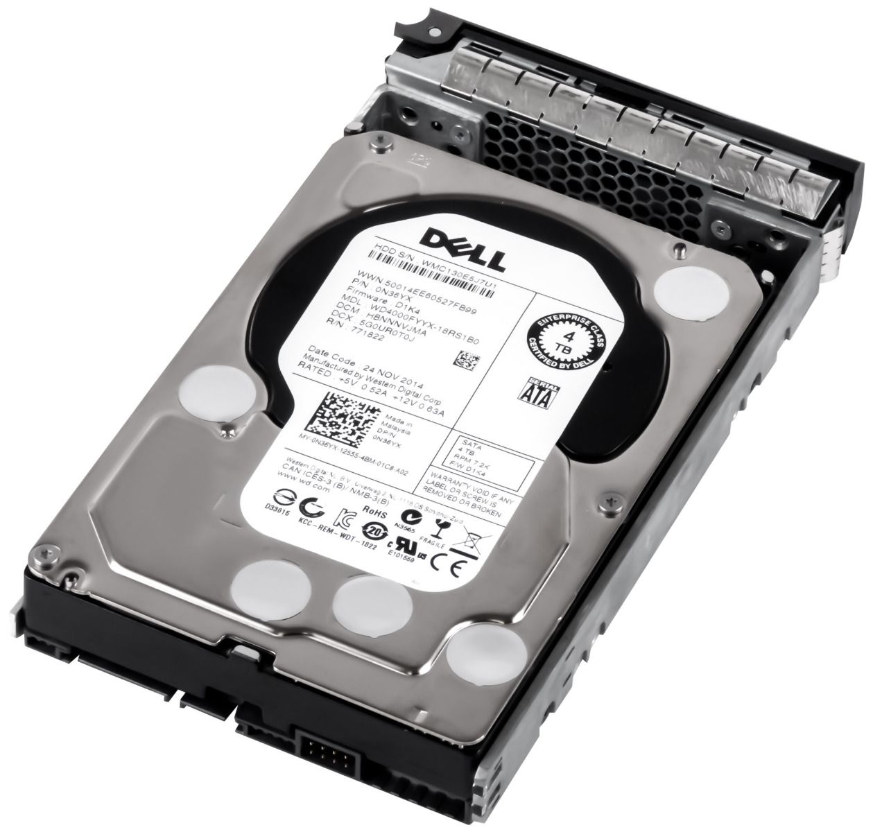 DELL 0N36YX 4TB 7.2K 64MB Sata III 3.5'' WD4000FYYX