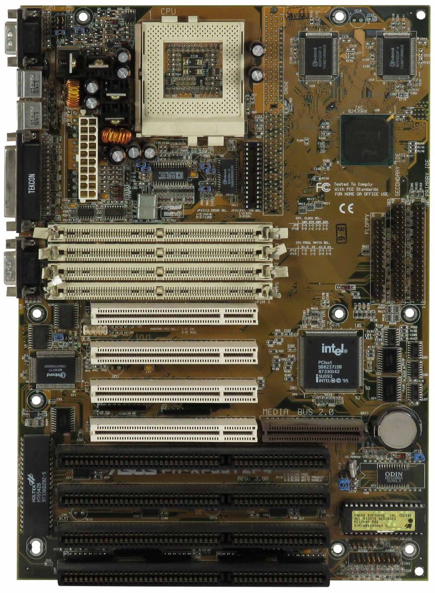 ASUS P/I-XP55T2P4 SOCKET 7 SIMM ISA PCI