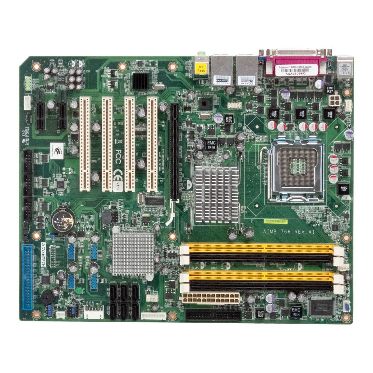 ADVANTECH AIMB-766 REV.A2 LGA775 DDR2 PCIe PCI ATX