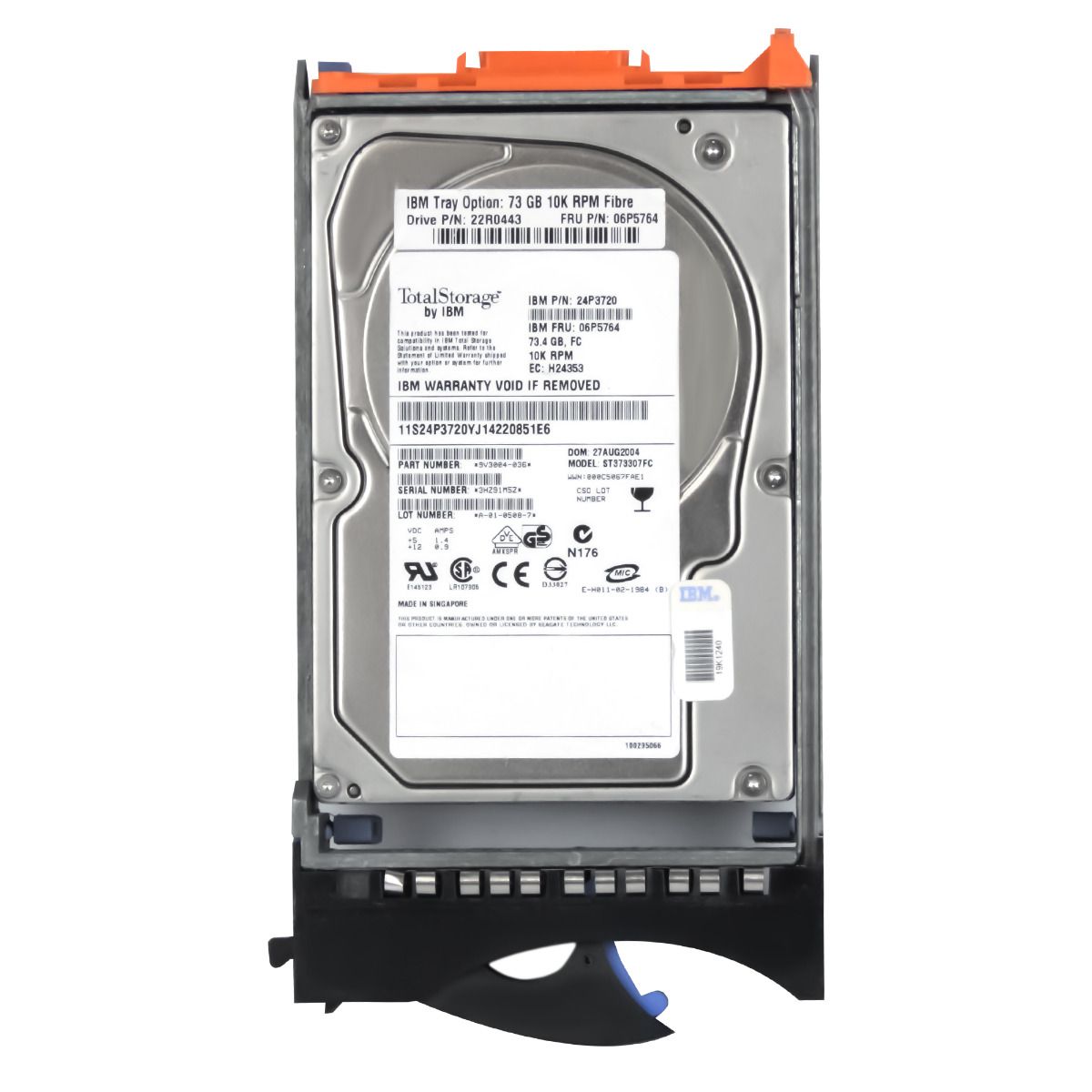 IBM 06P5764 24P3720 73GB 10K 8MB FC 3.5'' ST373307FC