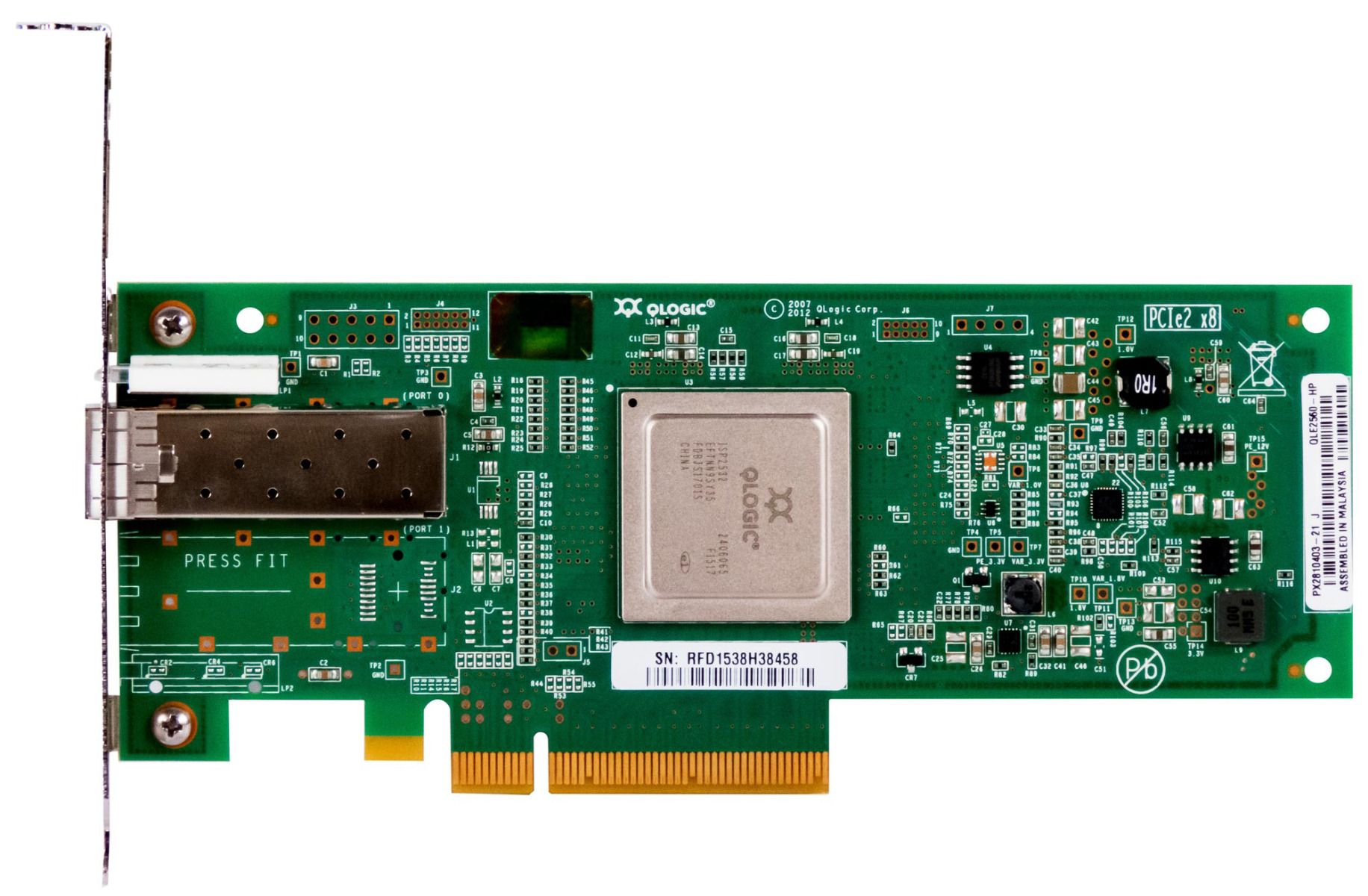 HP 489190-001 PORT UNIQUE FC PCIe QLE2560-HP