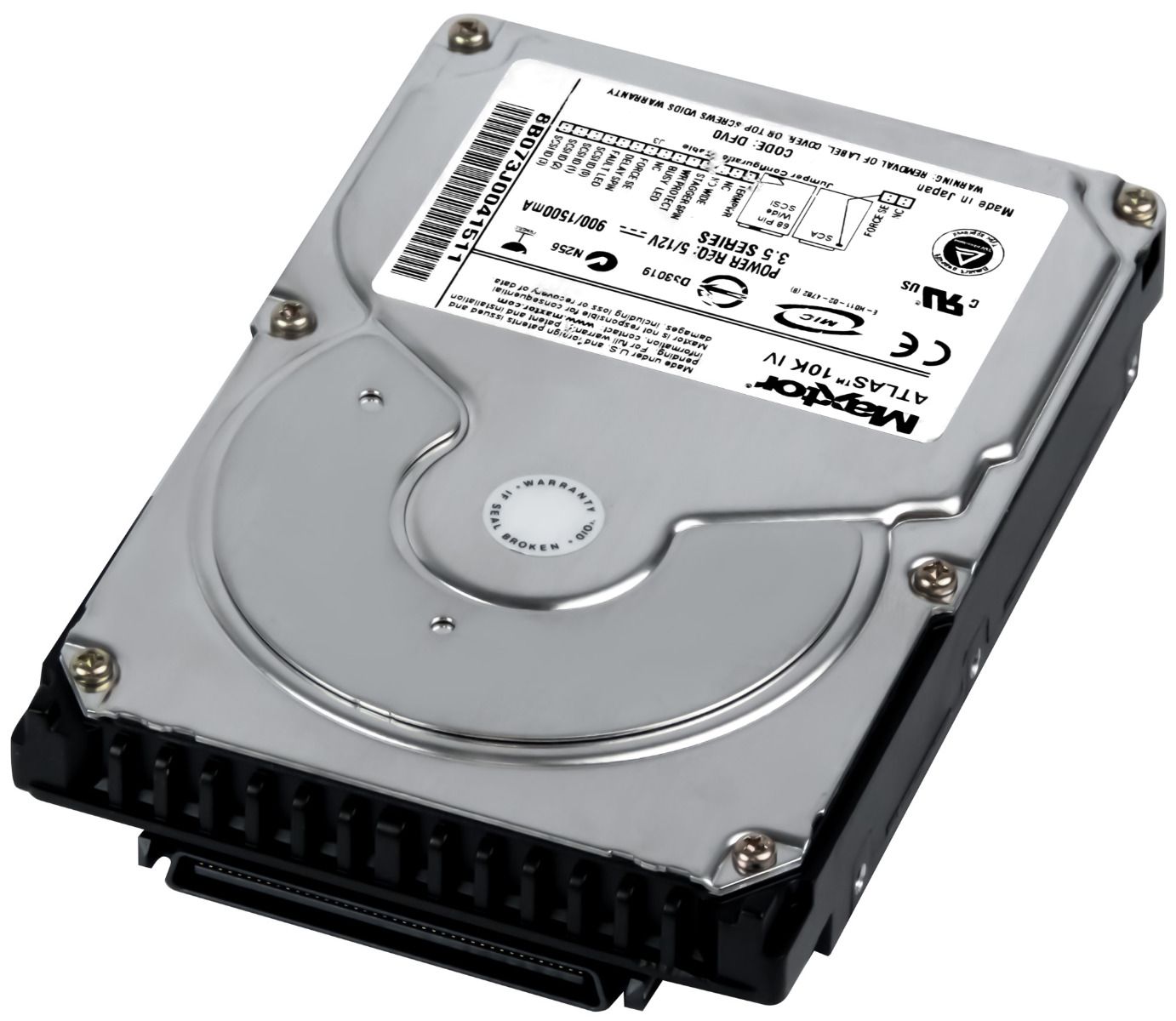 MAXTOR ATLAS 10K IV 72GB 10K SCSI U320 3.5'' 8B073J0