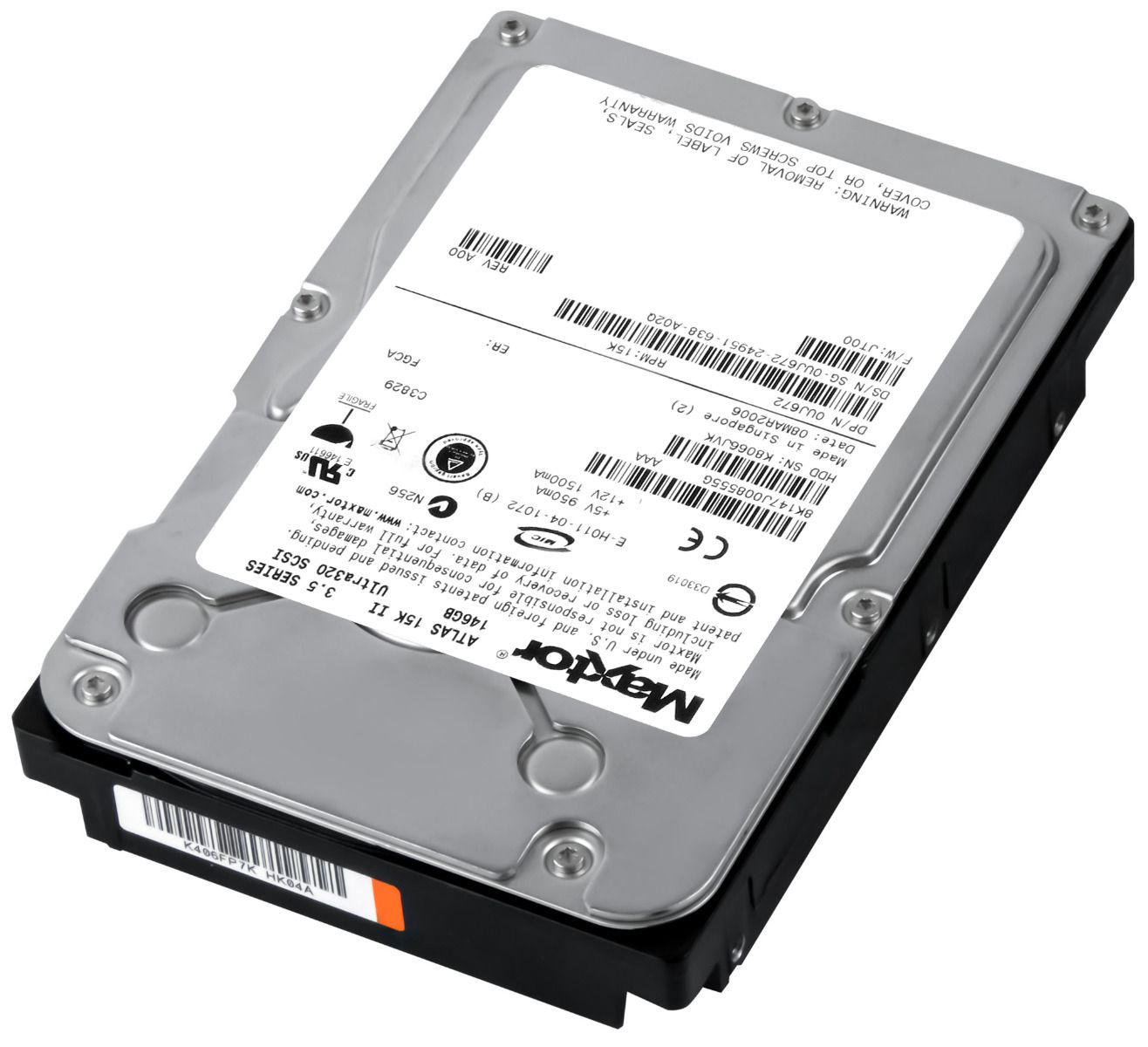 DELL 0UJ672 146GB 15K 8MB SCSI U320 3.5'' 8K147J0
