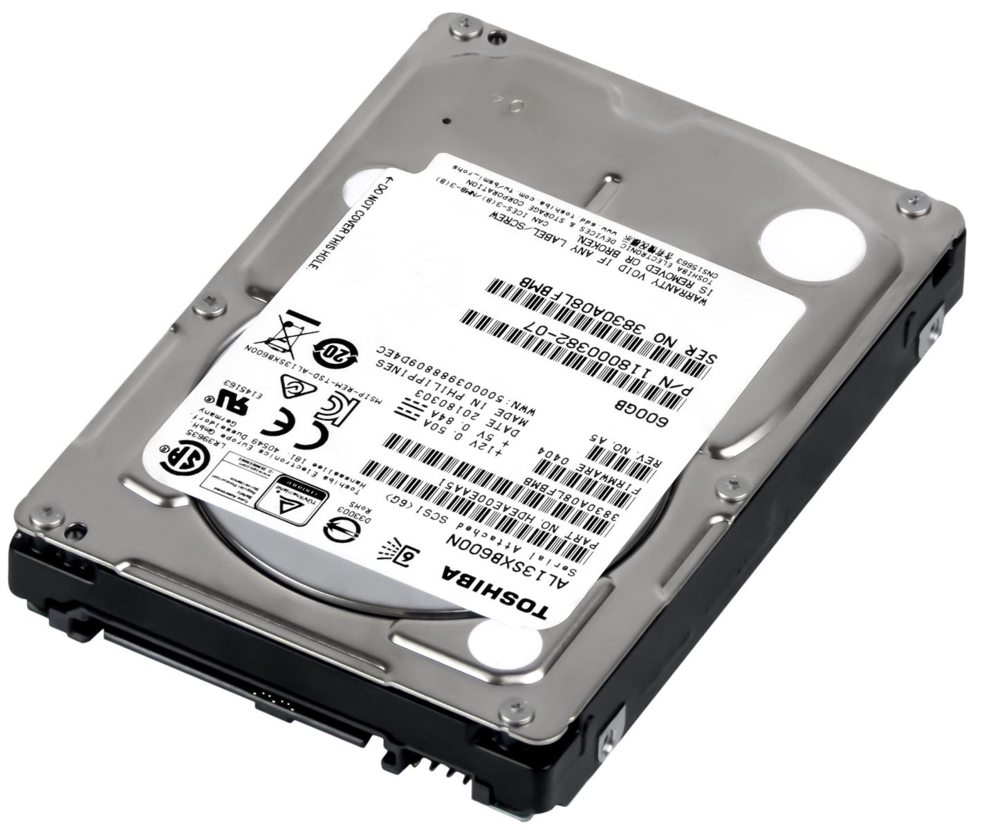 TOSHIBA 600GB 15K 64MB SAS-2 2.5'' AL13SXB600N