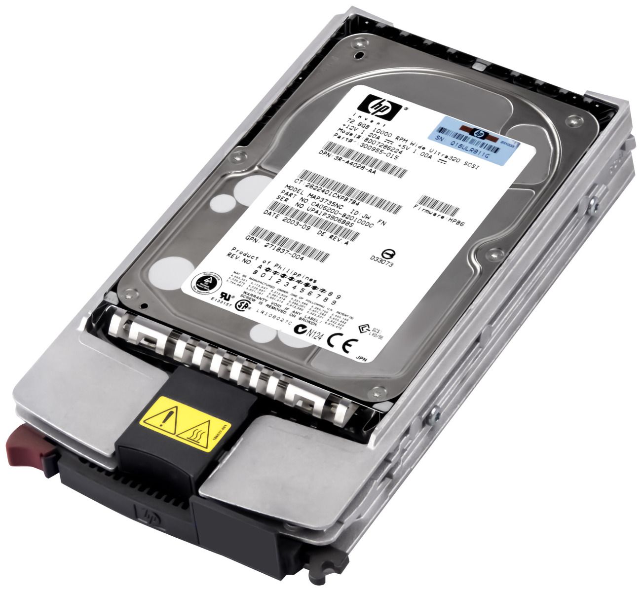 HP 300955-015 72.8GB 10K 8MB SCSI U320 3.5'' BD07286224