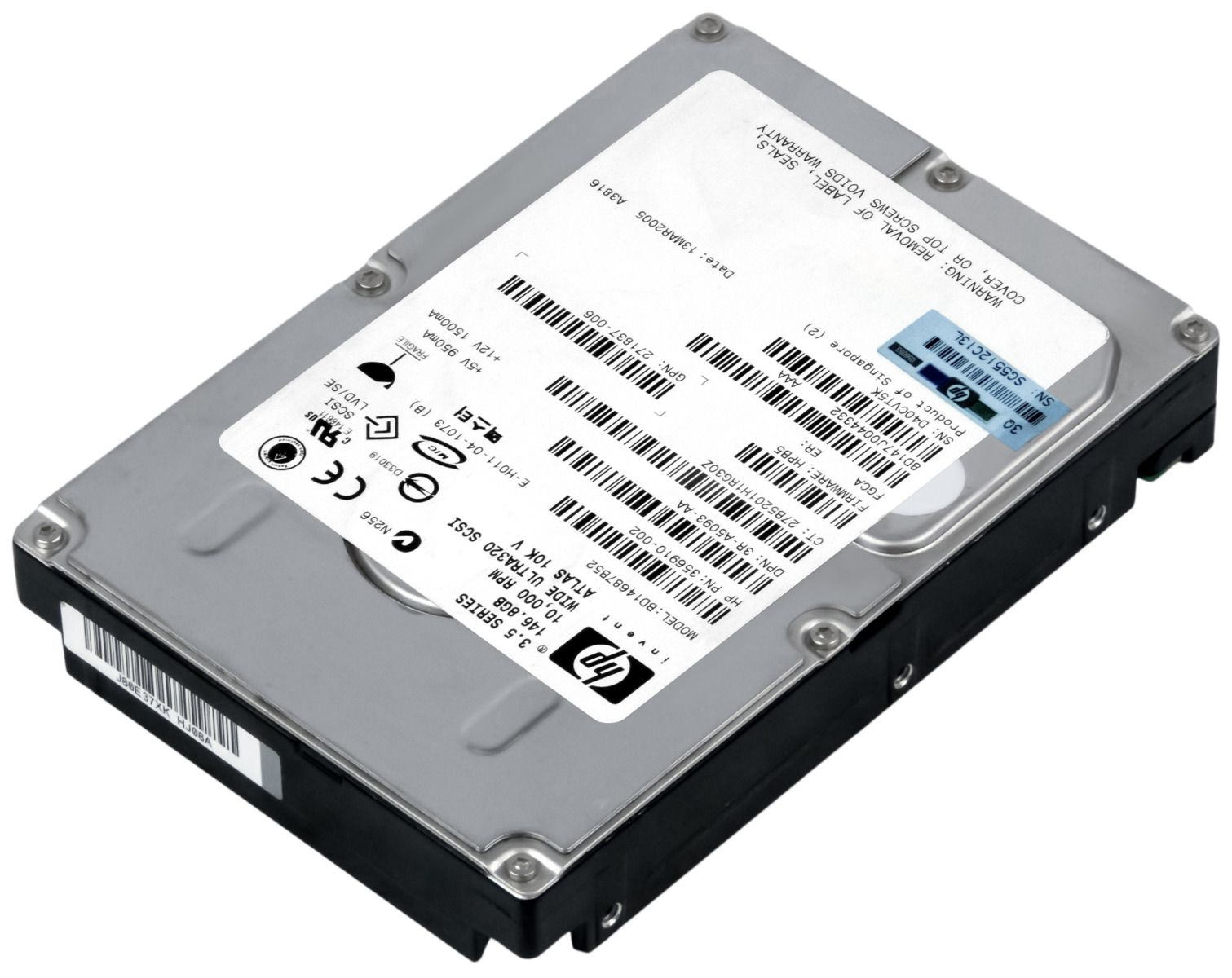 HP 356910-002 147GB 10K 8MB SCSI U320 3.5'' BD14687B52