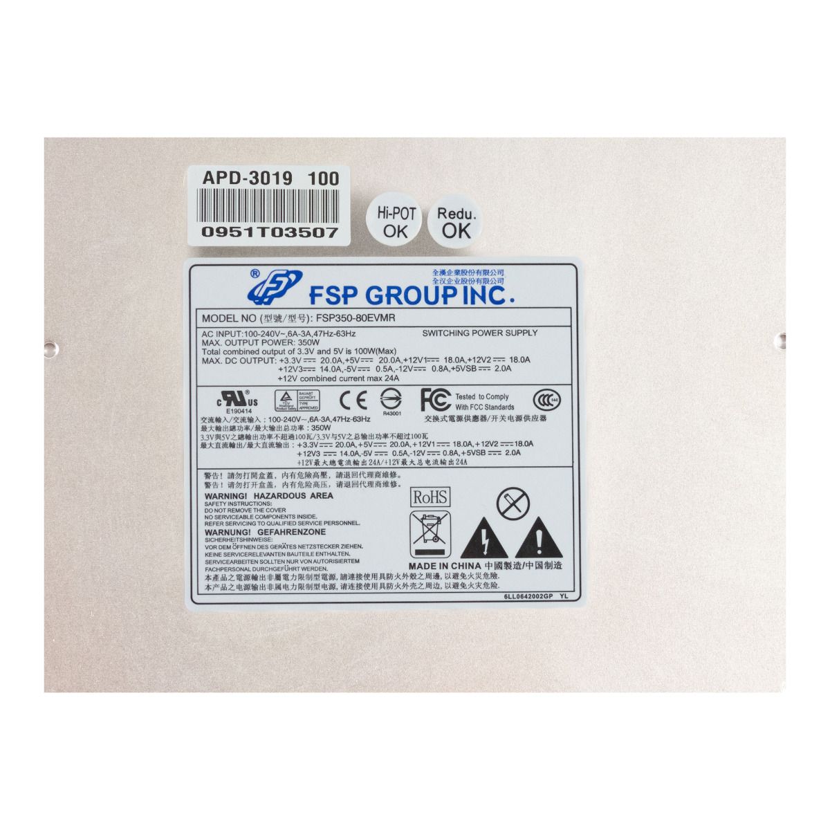 FSP FSP350-80EVMR 350W ATX 24-PIN 2x FSP350-60EVML