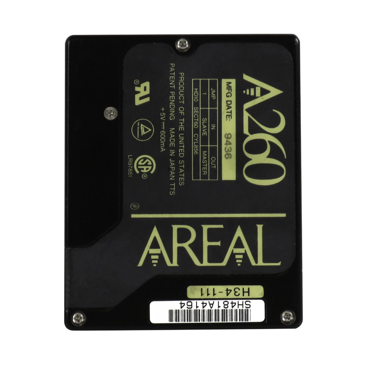 AREAL A260 260MB ATA 2.5'' H34-111