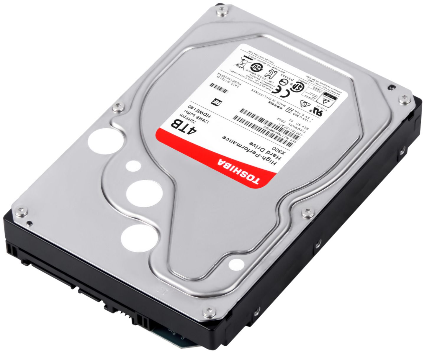 TOSHIBA X300 4 To 7,2K 128 Mo SATA III 3,5'' HDETR11GEA51