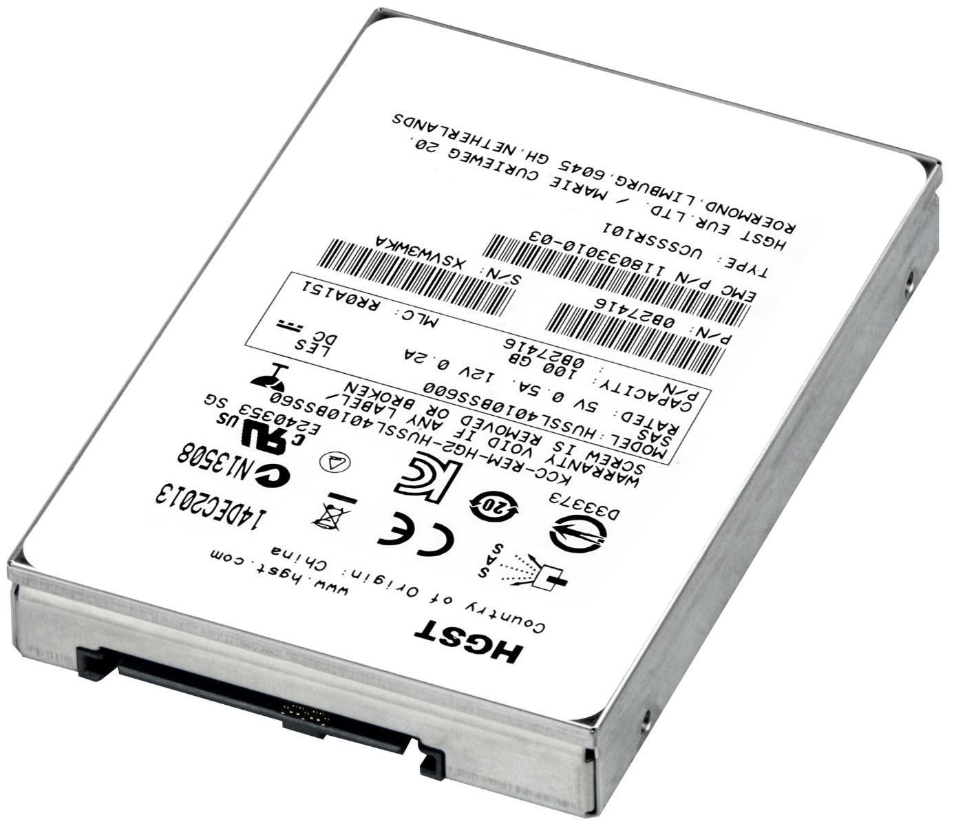 EMC 118033010-03 100GB SLC SAS-2 2.5'' HUSSL4010BSS600