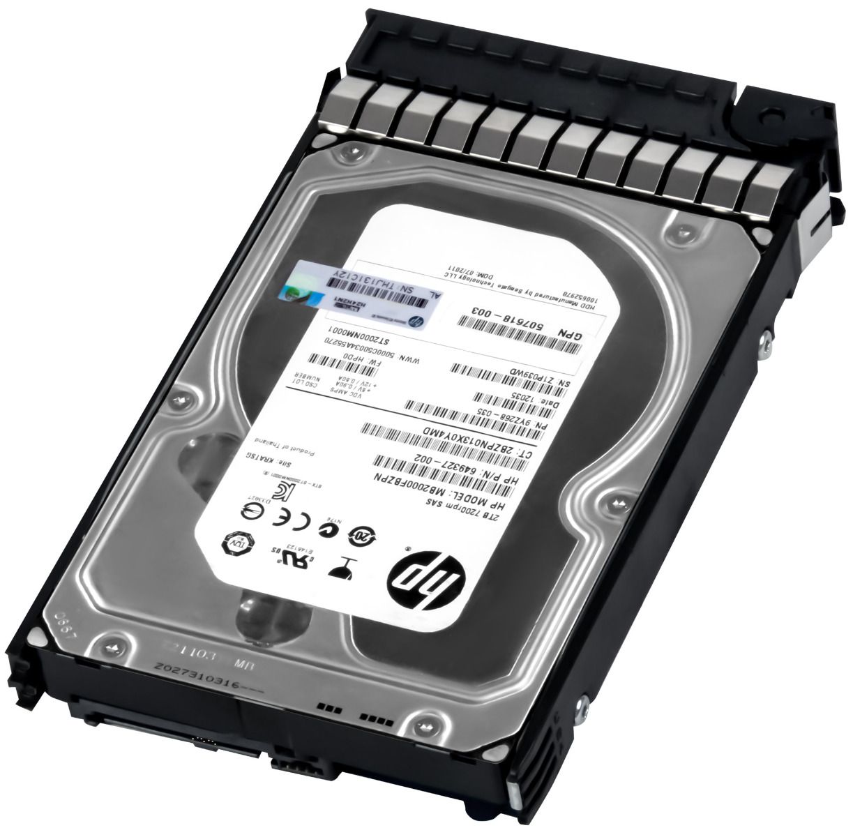 HP 649327-002 2TB 7.2K 64MB SAS-2 3.5'' MB2000FBZPN