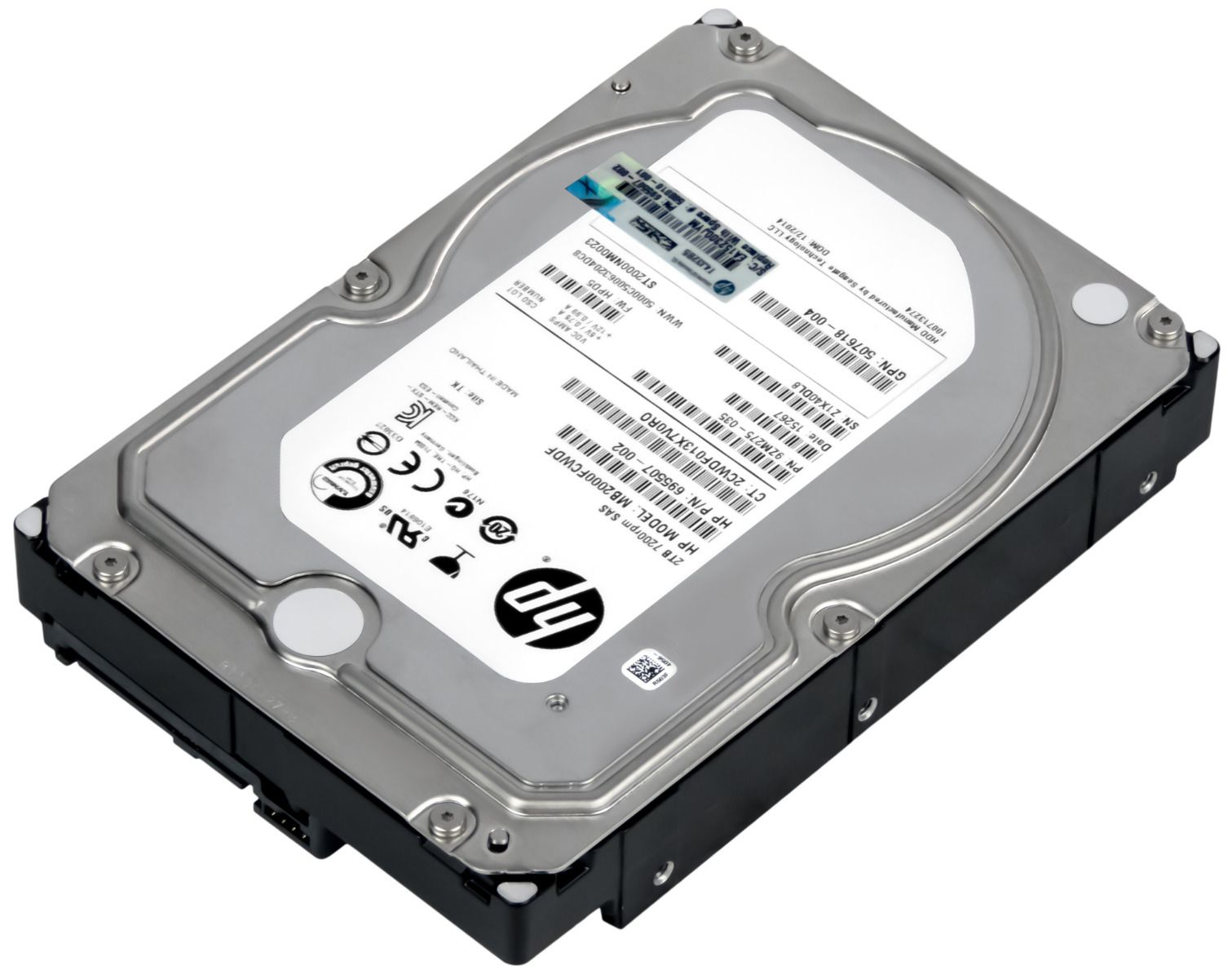 HP 695507-002 2TB 7.2K 128MB SAS-2 3.5'' MB2000FCWDF