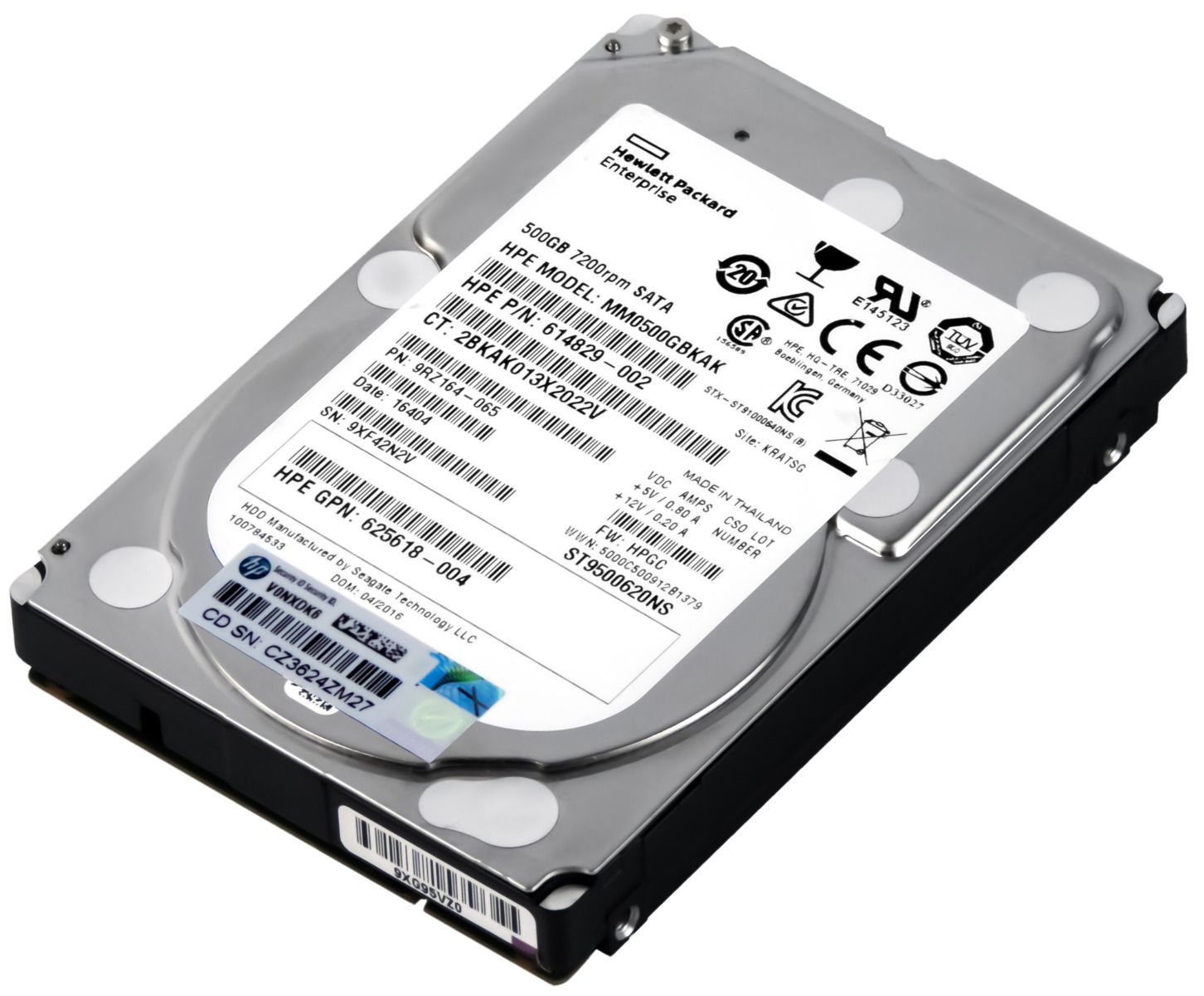 HP 614829-002 500GB 7.2K 64MB SATA III 2.5'' MM0500GBKAK