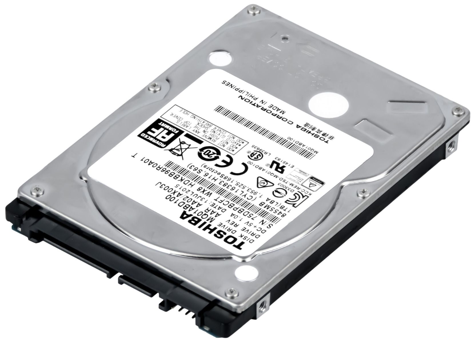 TOSHIBA 1TB 5.4K 8MB SATA II 2.5'' MQ01ABD100