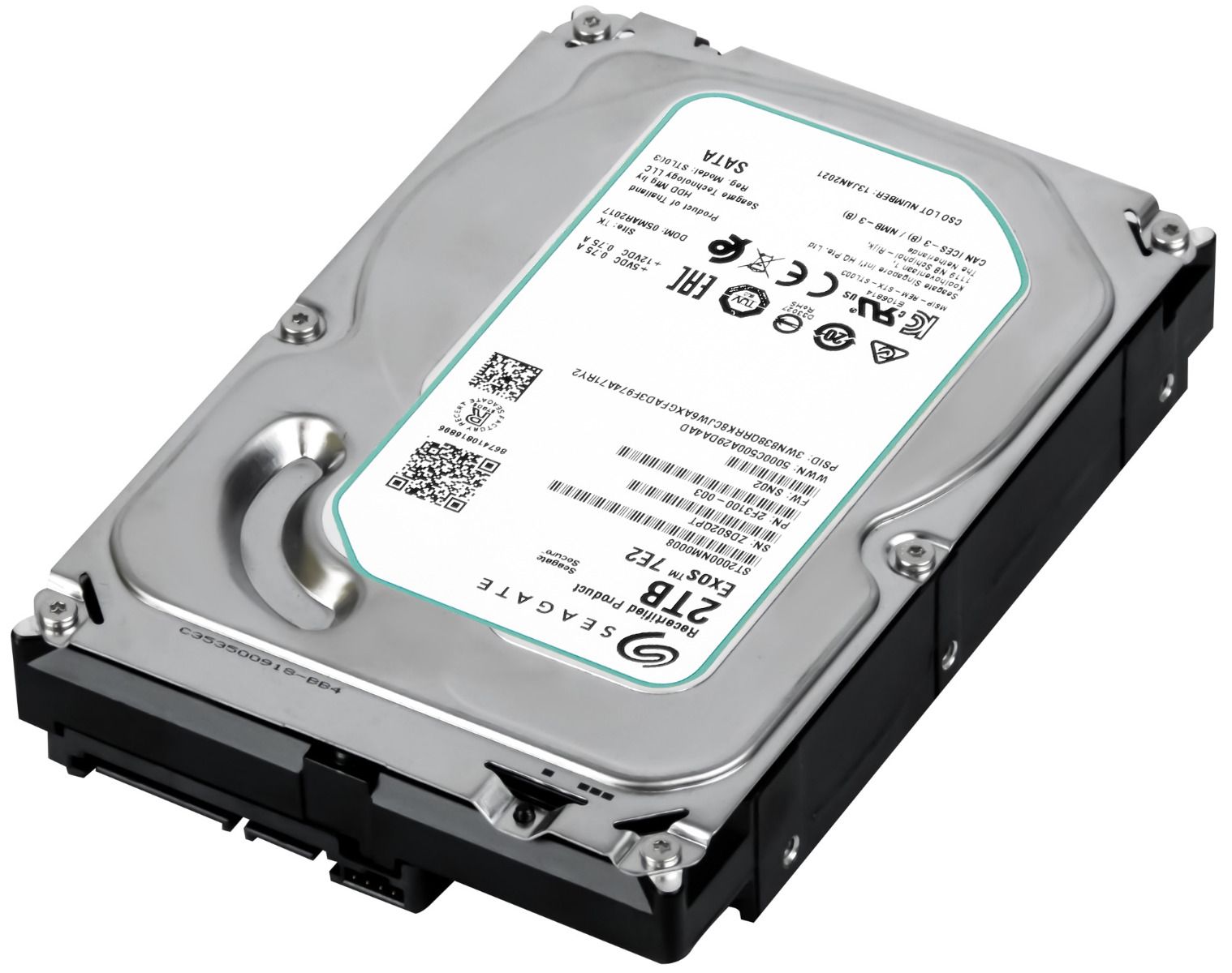 Seagate Exos 7E2 2TB 7.2K 128MB Sata III 3.5 '' ST2000NM000888