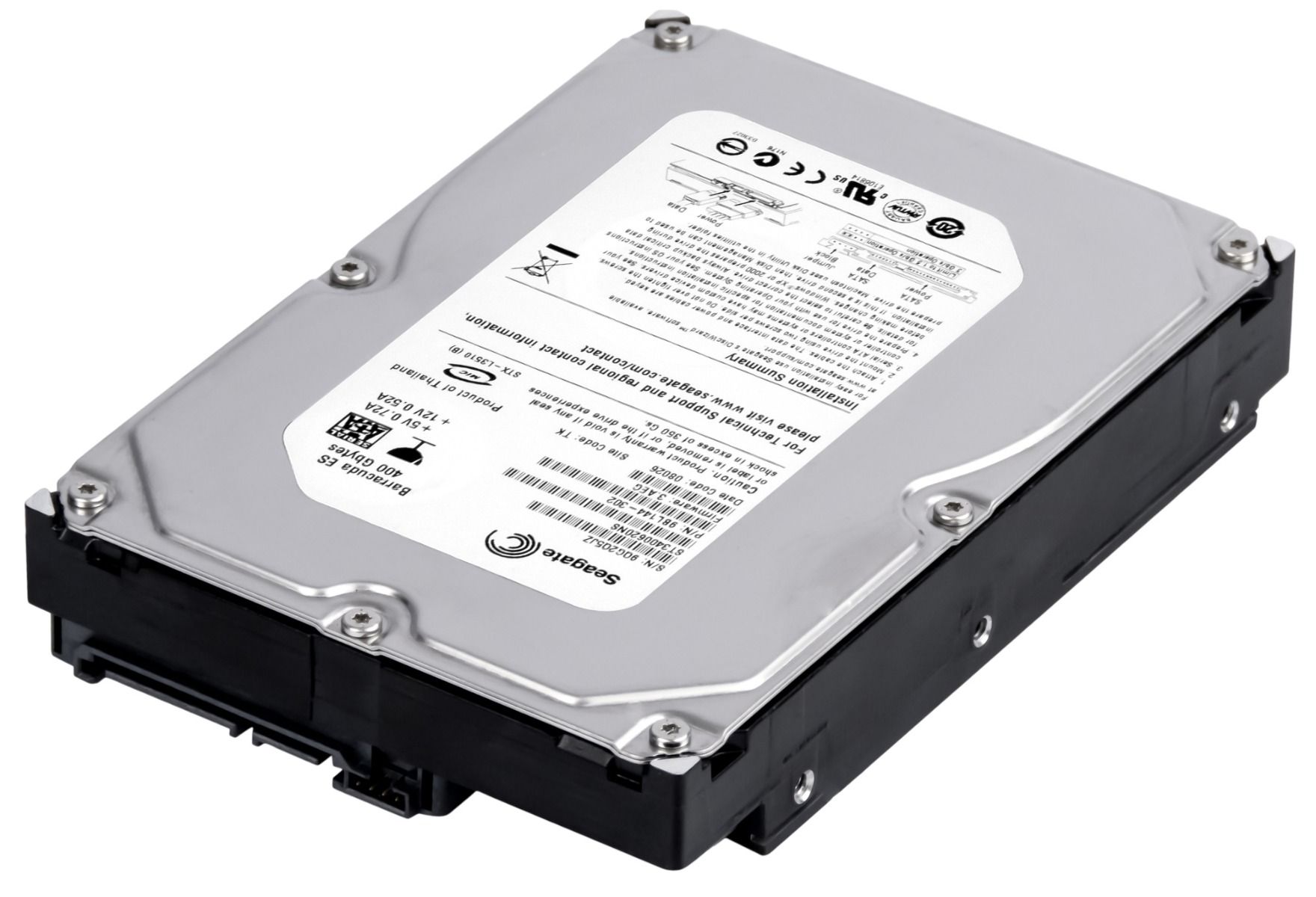 SEAGATE BARRACUDA 400GB 7.2K 16MB SATA II 3.5" ST3400620NS 