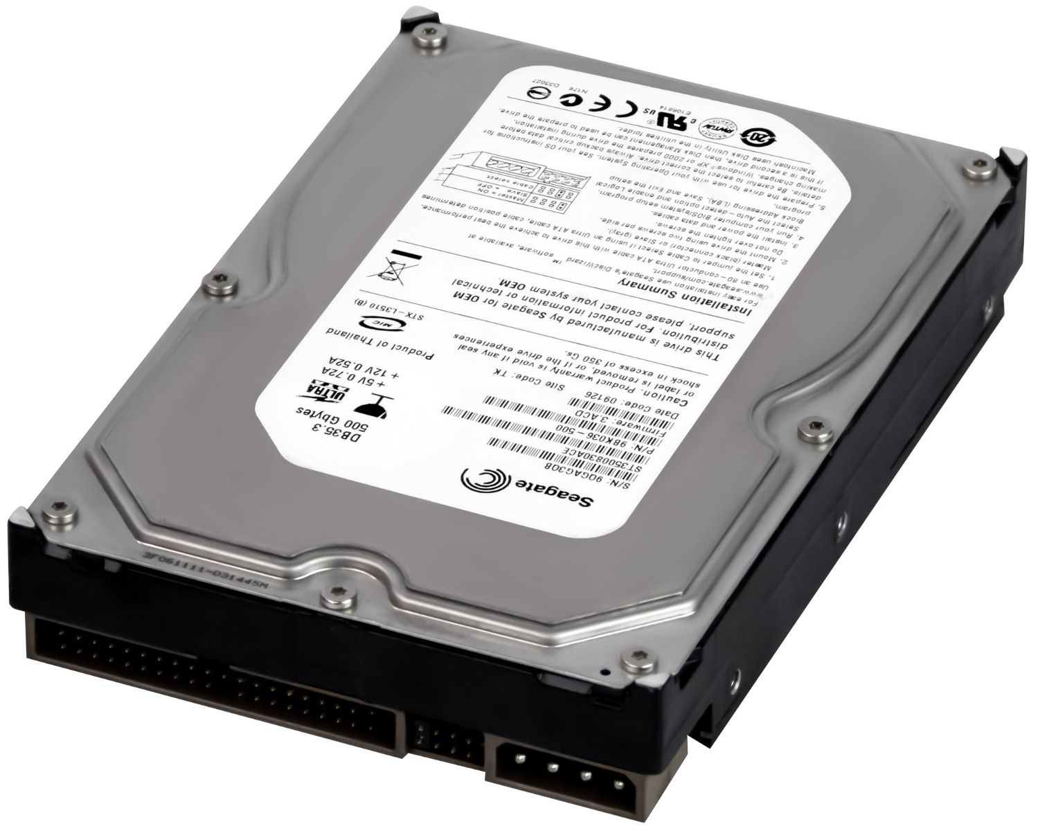 SEAGATE DB35.3 500GB 7.2k 8MB ATA 3.5'' ST3500830ACE