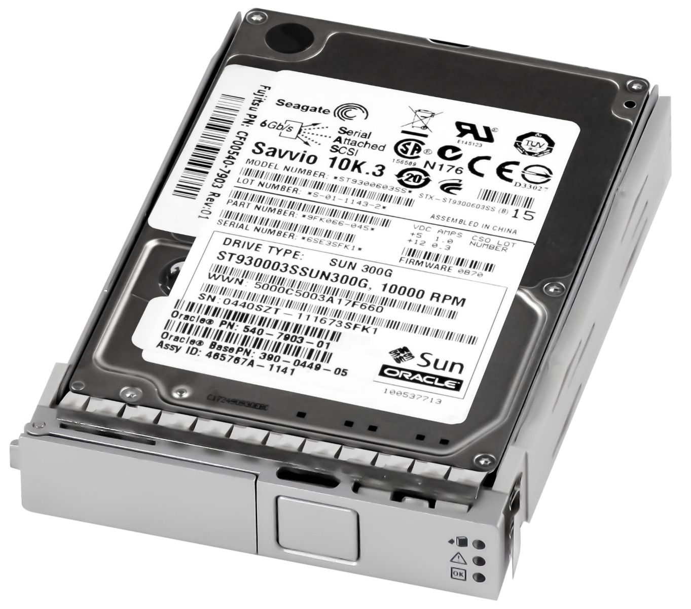 SOLEIL 540-7903-01 300 Go 10K 16 Mo SAS-2 2,5'' ST930003SSUN300G