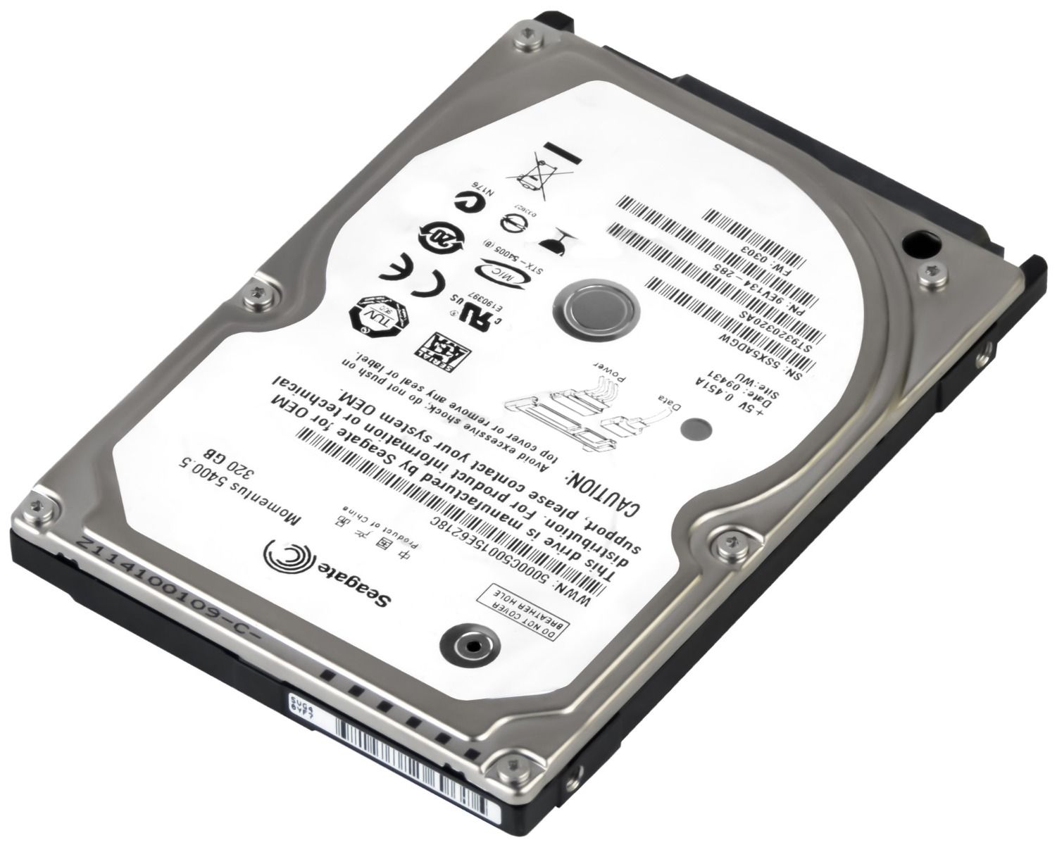 SEAGATE MOMENTUS 5400.5 320GB 5.4K 8MB SATA II 2.5'' ST9320320AS
