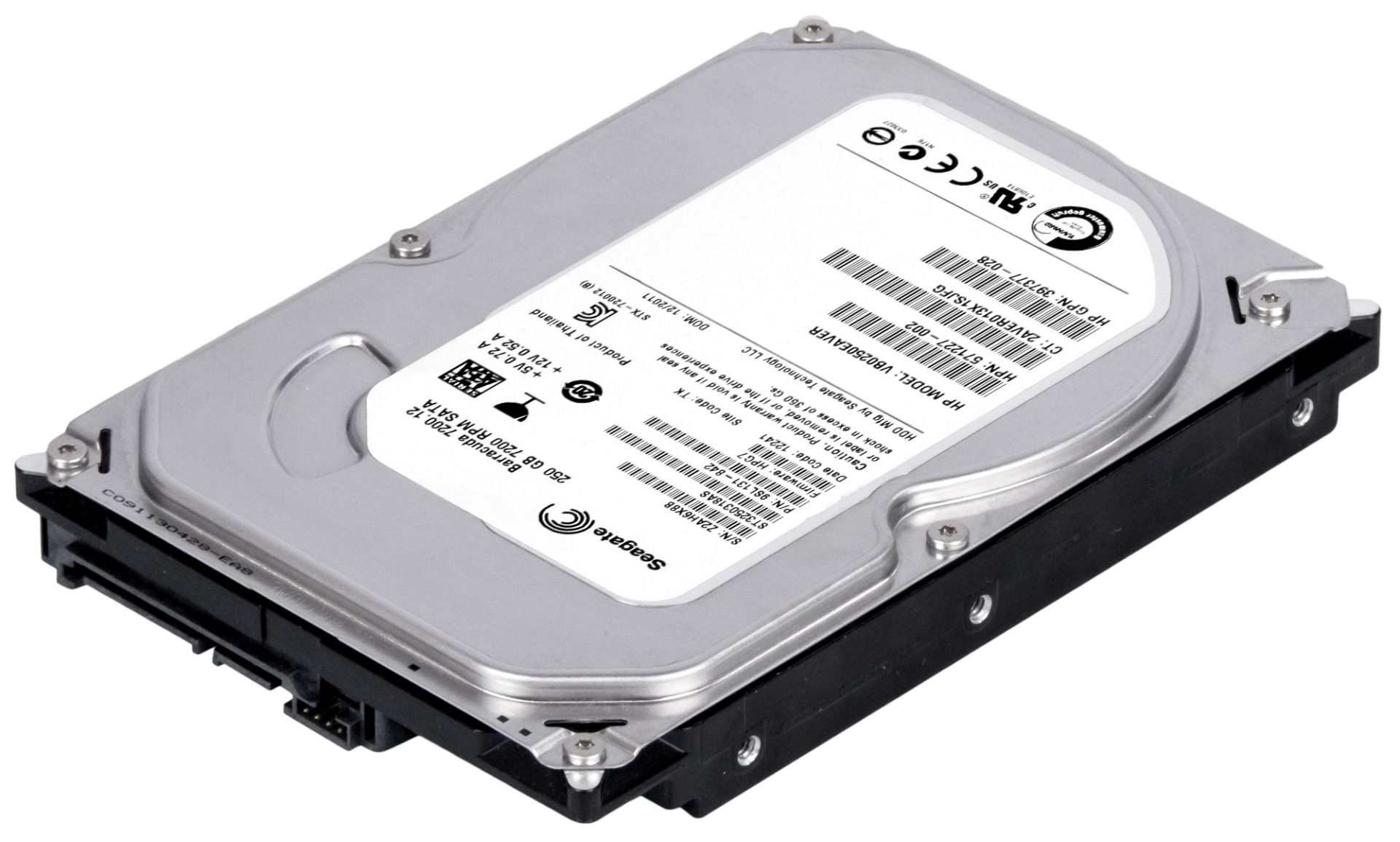 HP 571227-002 250GB 7.2K 8MB SATA II 3.5'' VB0250EAVER