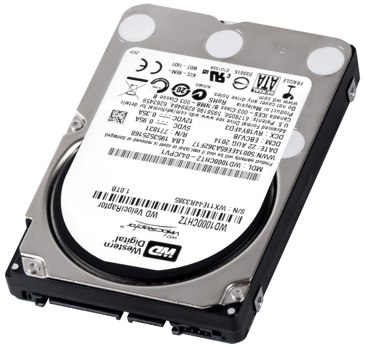 WD VelociRaptor 1TB 10K 64MB SATA III 2.5'' WD1000CHTZ