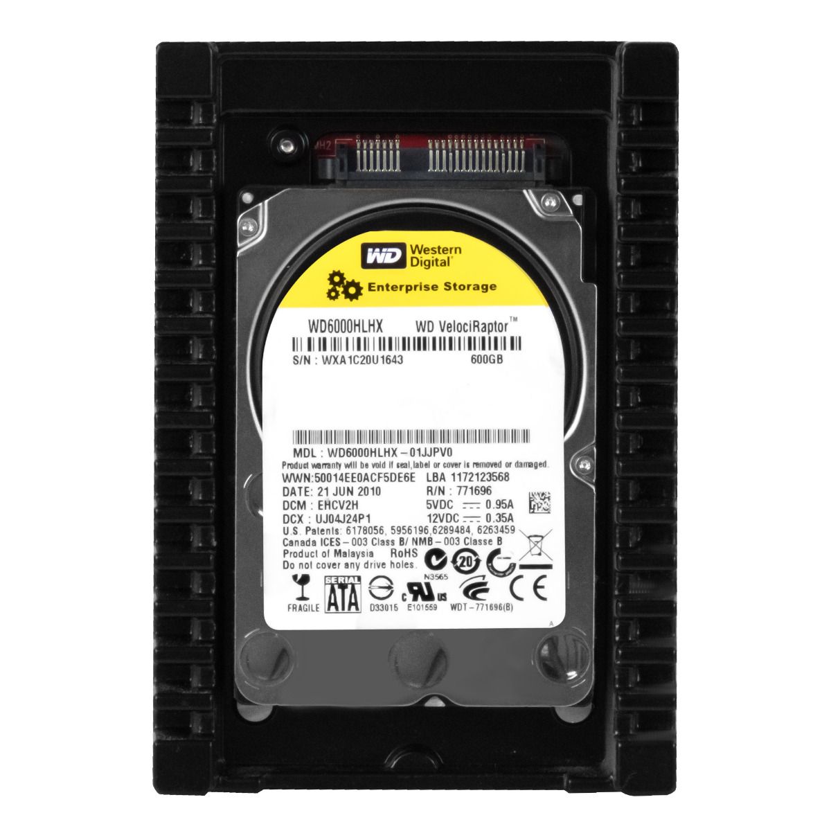 WD VELOCIRAPTOR 600GB 10K 32MB SATA III 3.5'' WD6000HLHX