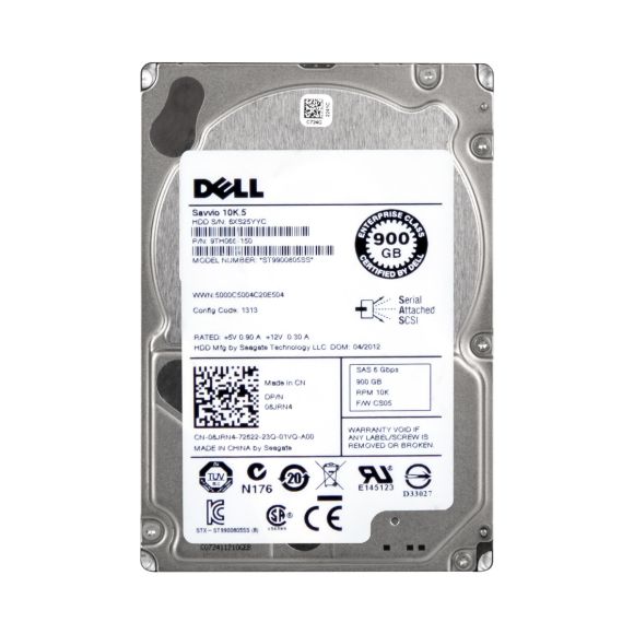 DYSK DELL 08JRN4 900GB SAS 6Gbps 10k 2.5" ST9900805SS