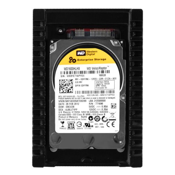 DELL 0DFFRK 160GB 10K 32MB SATA III 3.5'' WD1600HLHX
