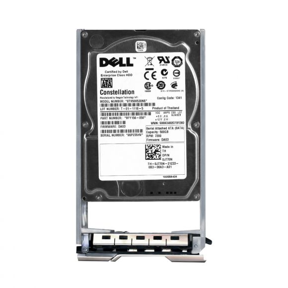 DYSK DELL 0J770N 500GB SATA 3G 7.2K 2.5" ST9500530NS