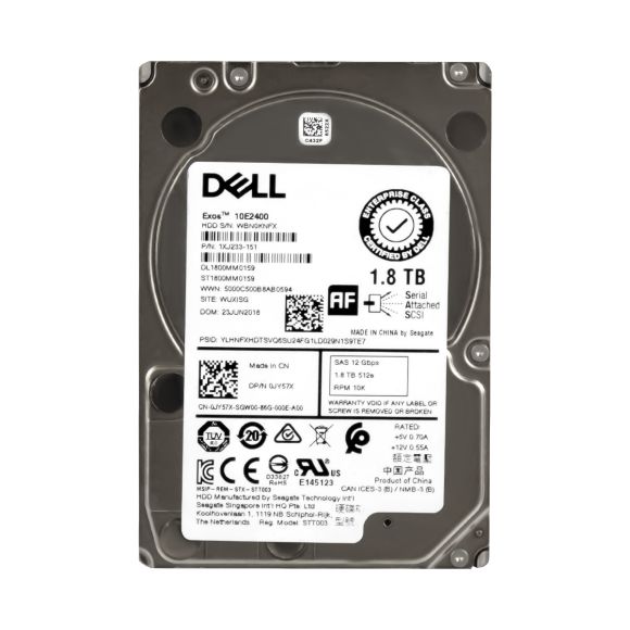 DELL 0JY57X 1.8TB 10K SAS-3 2.5'' ST1800MM0159