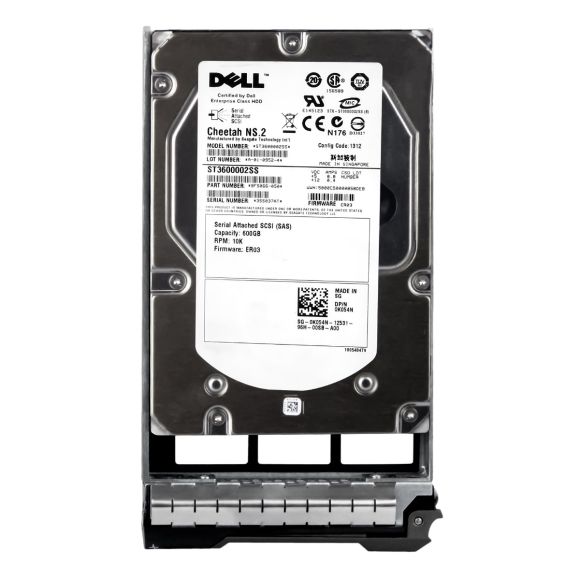 Dell 0K054N 600GB 10K RPM SAS 3.5"