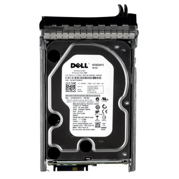 DELL 0M020F 500GB 7.2K 16MB SAS 3.5'' WD5002ABYS