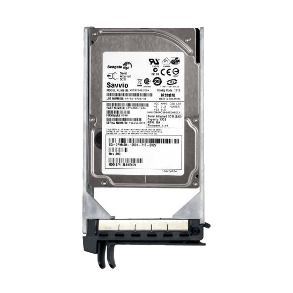 DELL 0PM498 HDD 73GB 10K SAS 3GBPS 8MB 2.5" ST973401SS