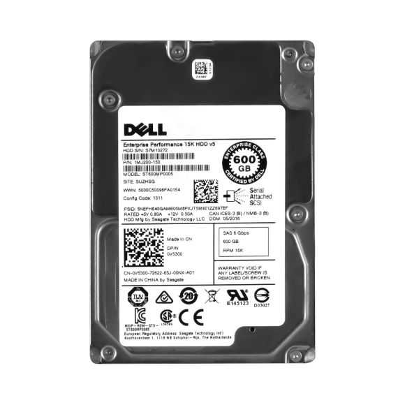 DELL 0V5300 600GB SAS-2 15K 128MB 2.5'' ST600MP0005