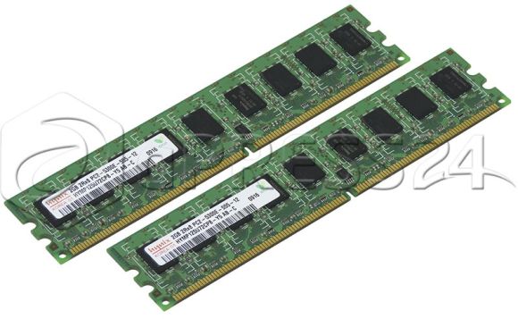PAMIĘĆ HYNIX 4GB KIT 2x2GB DDR2 ECC notREGISTERED PC2-5300E