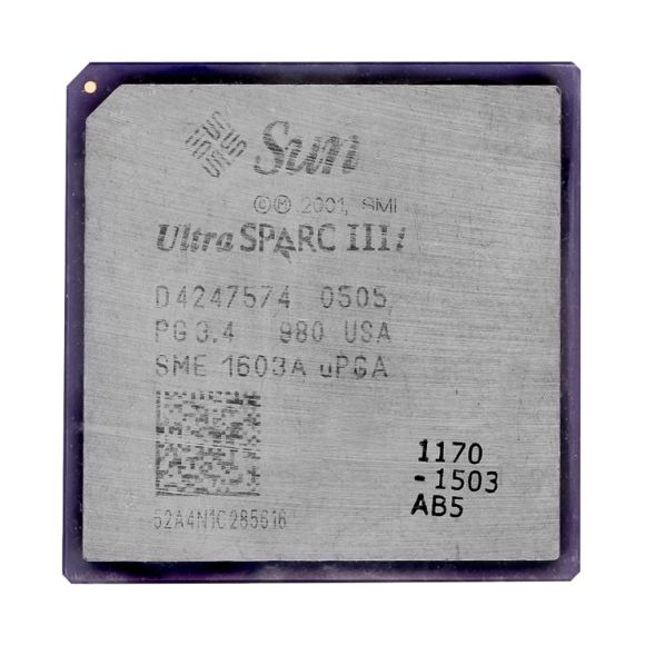 CPU SUN UltraSPARC IIIi 1600 MHz SME 1603A PGA959 