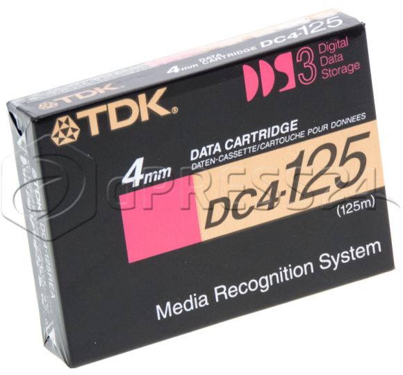 TAŚMA TDK DDS-3 12GB / 24GB 4mm 125m DC4-125