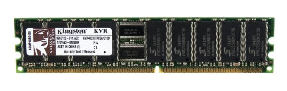 PAMIĘĆ KINGSTON KVR400X72RC3A/512D 512MB DDR 184P DIMM