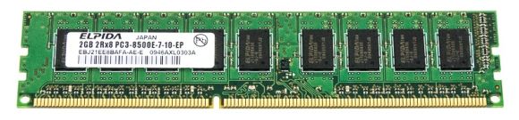 ELPIDA 2GB 2Rx8 EBJ21EE8BAFA-AE-E ECC DDR3 1066MHz