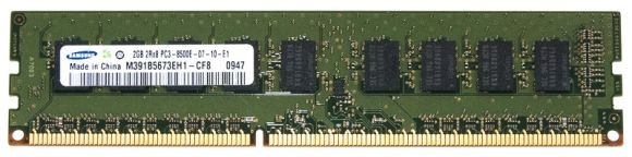 SAMSUNG 2GB 2Rx8 M391B5673H1-CF8 DDR3 ECC 1066MHz